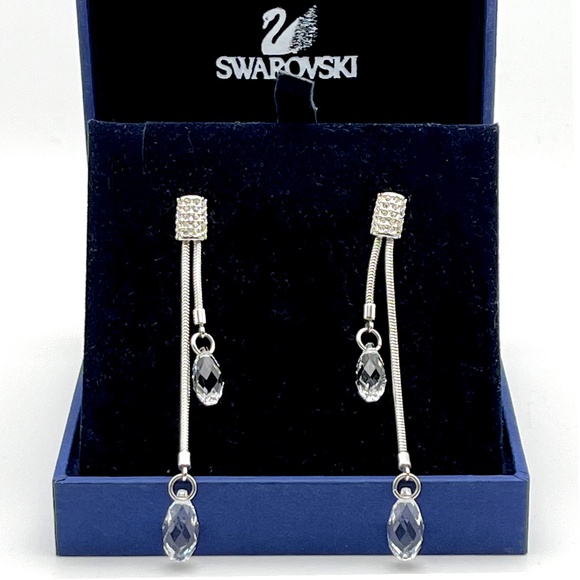 Swarovski Gillian Drop Pierced Earrings (678190) - Picture 1 of 4